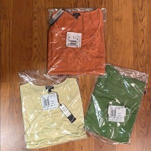 Talbots Womens 2X T Shirts - New in the Plastic